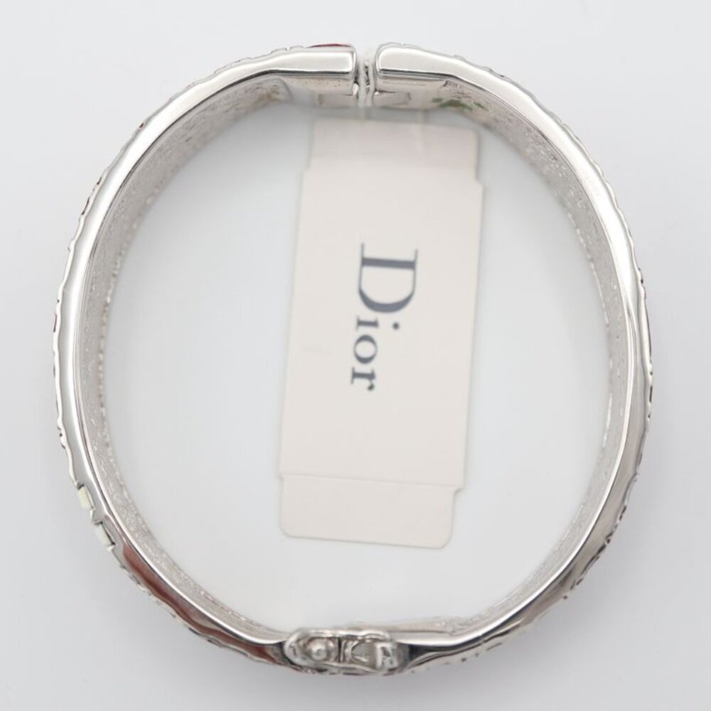 Christian Dior Bangle Trotter Bracelet Accessory Red H1481 - Picture 3 of 6
